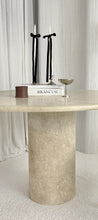 Lade das Bild in den Galerie-Viewer, Round Column Travertine Table
