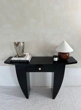 Lade das Bild in den Galerie-Viewer, Black Gloss Lacquer Art Deco Drawer