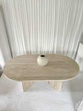 Lade das Bild in den Galerie-Viewer, OVAL Travertine Dining Table