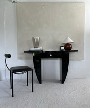 Lade das Bild in den Galerie-Viewer, Black Gloss Lacquer Art Deco Drawer