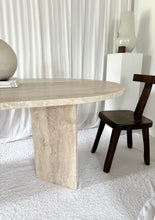 Lade das Bild in den Galerie-Viewer, OVAL Travertine Dining Table