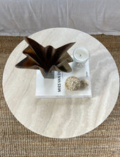 Lade das Bild in den Galerie-Viewer, Round Travertine Coffee Table