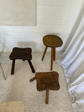 Lade das Bild in den Galerie-Viewer, Brutalist wooden stool
