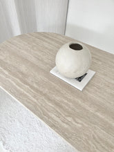 Lade das Bild in den Galerie-Viewer, OVAL Travertine Dining Table