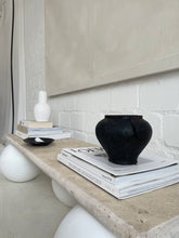 Lade das Bild in den Galerie-Viewer, Travertine Sphere Sidebord