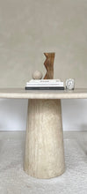 Lade das Bild in den Galerie-Viewer, Round Column Travertine Dining Table