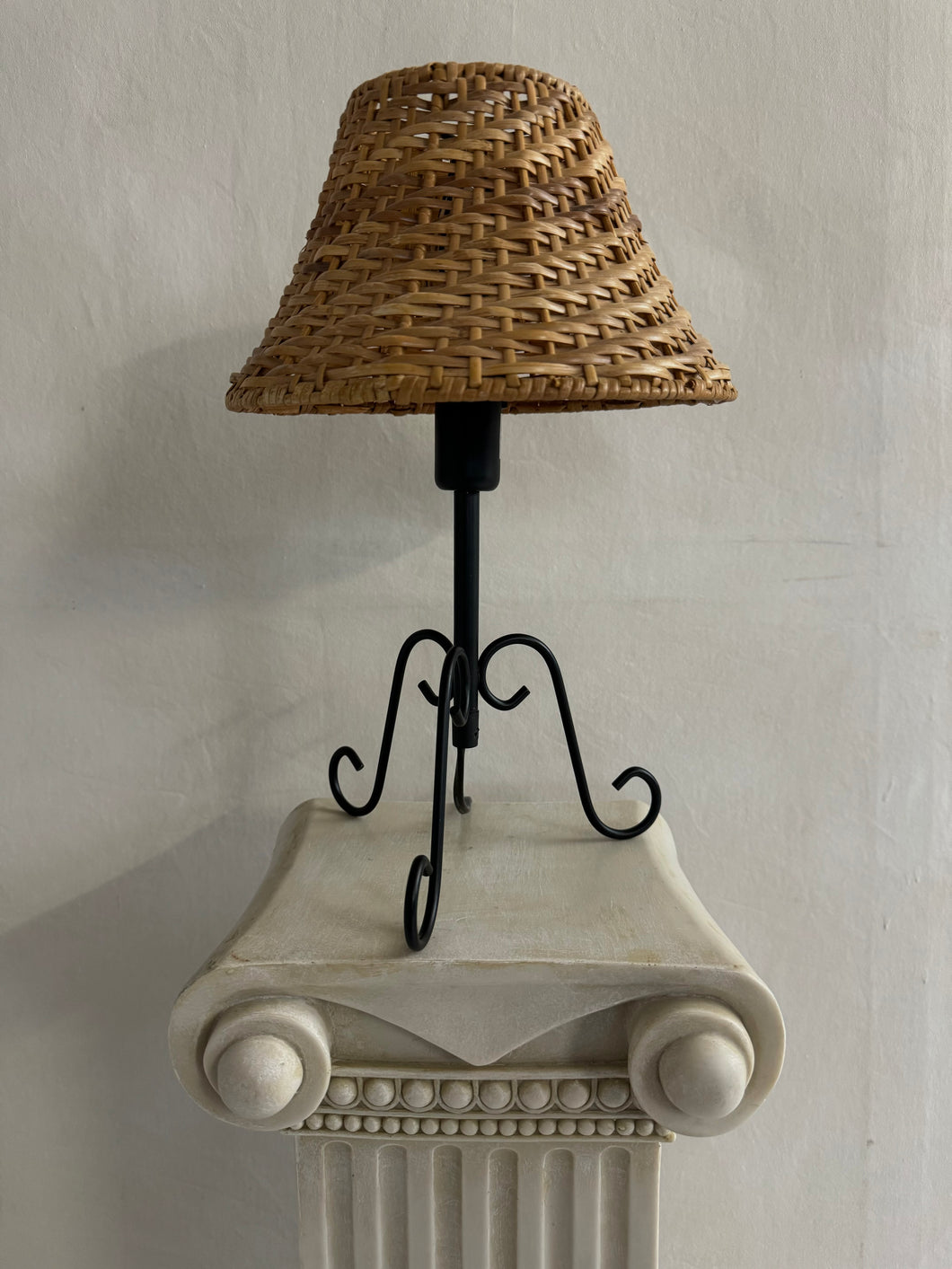French Rattan Lamp