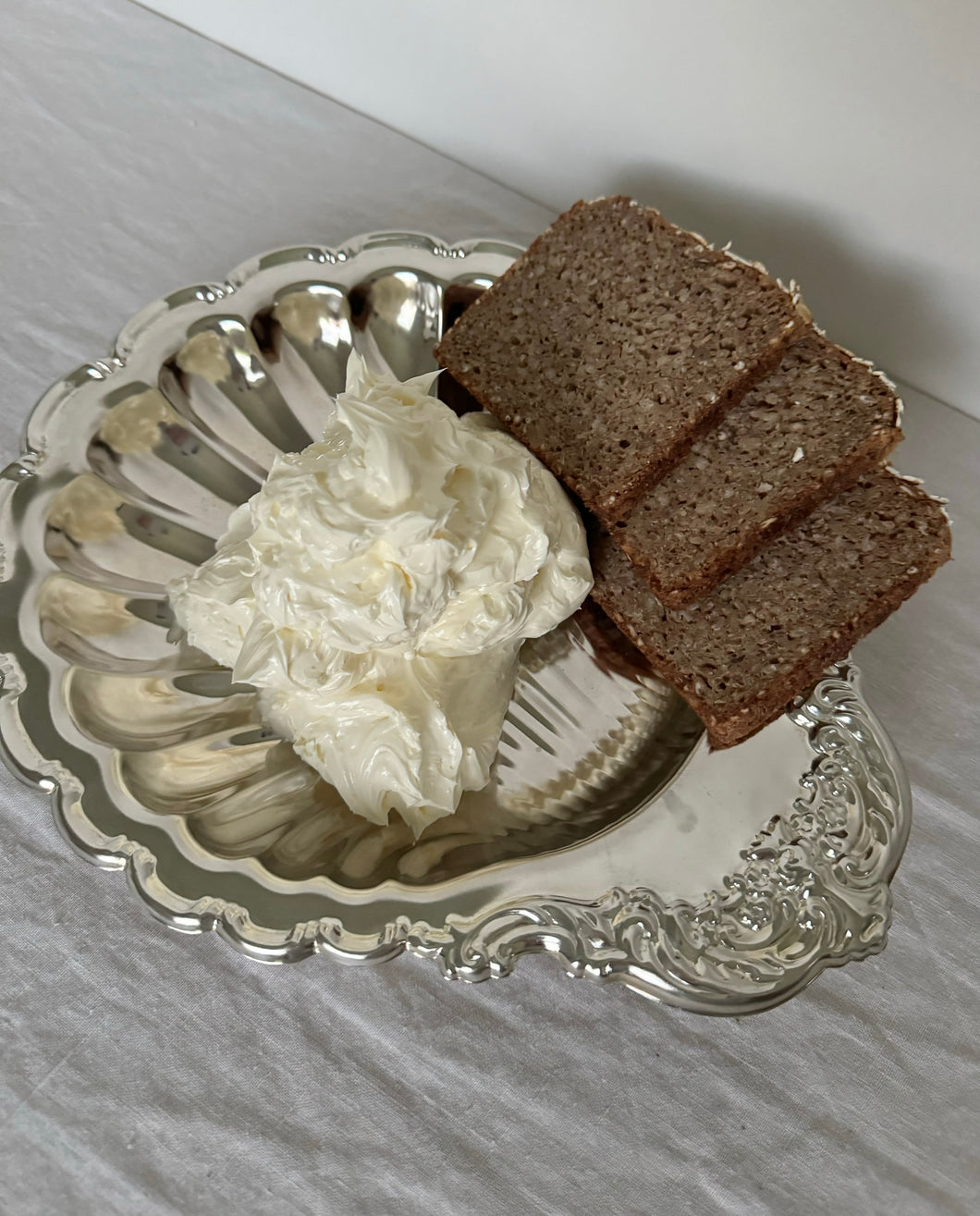 Silver Shell Plate