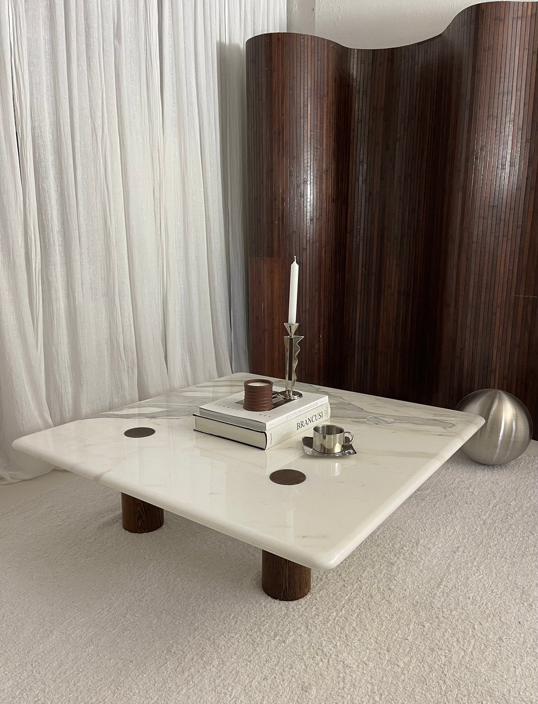 Angelo Mangiarotti Marble Coffee Table