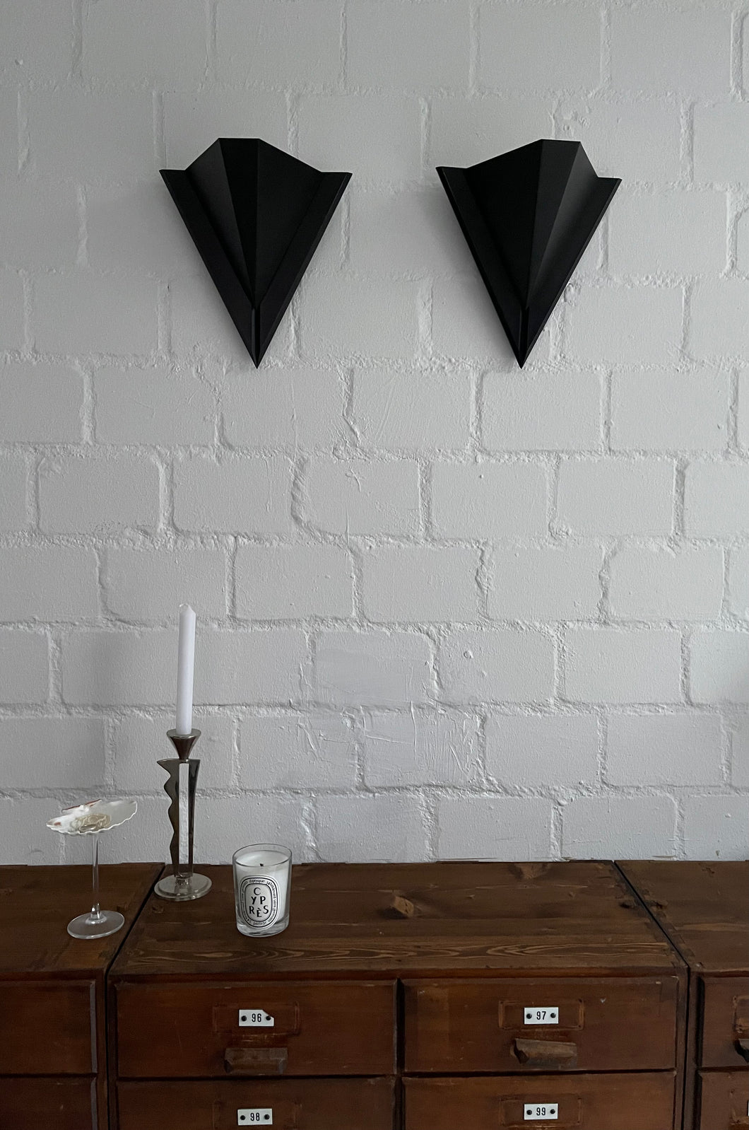 80‘s Triangle Wall Lamp Scones